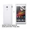 Etui za Sony Xperia SP,zadnji pokrovček,bela barva+folija ekrana,Jekod
