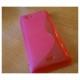 Silikon etui za Sony Xperia J,pink barva,motiv S