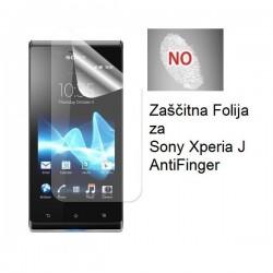Zaščitna folija ekrana za Sony Xperia J,AntiFinger