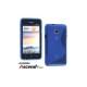 Silikon etui za Huawei Ascend Y330 +Folija ekrana Modra barva