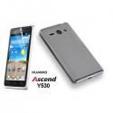 Silikon etui za Huawei Ascend Y530 Bela mat barva+folija ekrana