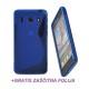 Silikon etui za Huawei Ascend G510 +Folija Gratis ,Modra barva