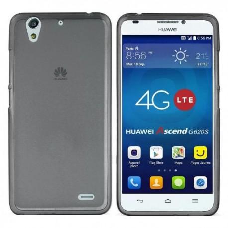 Silikon etui za Huawei Ascend G620S +Folija ekrana Temna barva