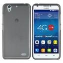 Silikon etui za Huawei Ascend G620S +Folija ekrana Temna barva
