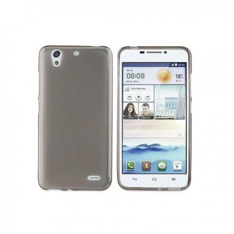 Silikon etui za Huawei Ascend G630 +Folija ekrana Temna barva