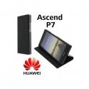 Torbica za Huawei Ascend P7 Preklopna Črna barva Original
