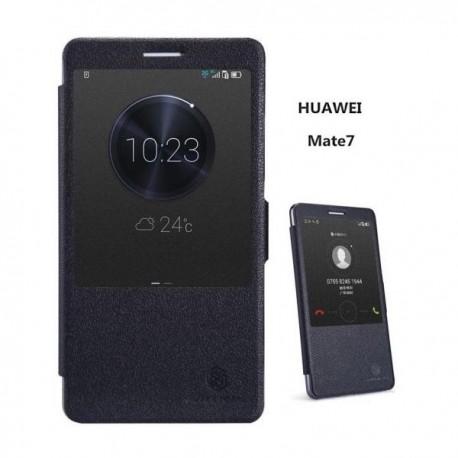 Preklopna Torbica za Huawei Ascend Mate 7 Črna barva