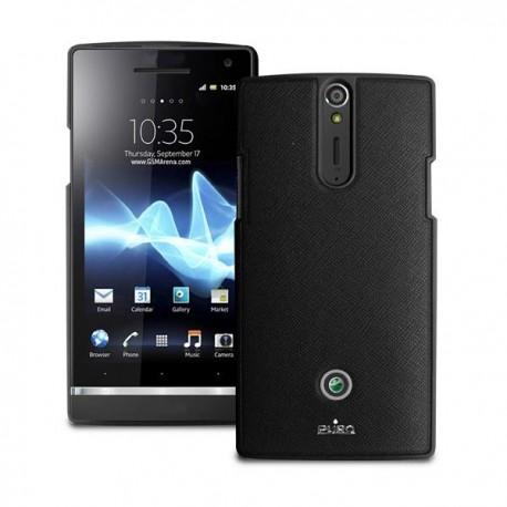 Etui za Sony Xperia S,črna barva,Puro Professional Cover
