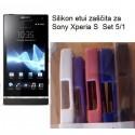 Silikon etui za Sony Xperia S,barvni mix,paket 5 v 1,Konkis 