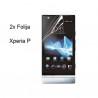 Zaščitna folija ekrana za Sony Xperia P,paket 2 v 1,Trendy