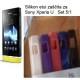 Silikon etui za Sony Xperia U,barvni mix,paket 5 v 1,Konkis 