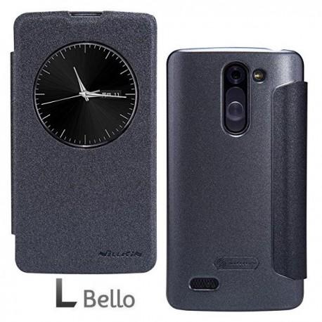 Preklopna Torbica za LG L Bello S-View Temno siva barva
