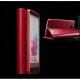 Torbica za LG G3 Preklopna Rdeča barva Usnjena