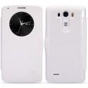 Torbica Nillkin za LG G3 Preklopna S-View Bela barva