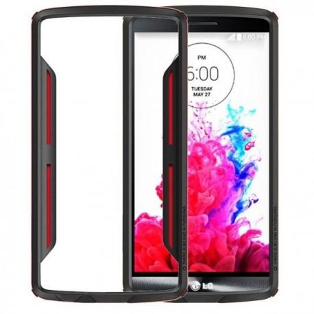 Slim Armor Bumper za LG G3 +Folija ekrana Rdeča barva