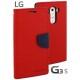 Preklopna Torbica za LG G3 S Rdeča barva