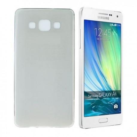 Silikon etui za Samsung Galaxy A5 +Folija ekrana TPU 0,3mm Temna Transparent barva