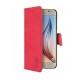 Preklopna Torbica za Samsung Galaxy S6 Bugatti Rdeča barva Usnjena