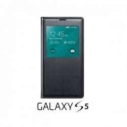 Torbica za Samsung Galaxy S5 Original S-View Cover EF-CG900BBEGWW Črna barva