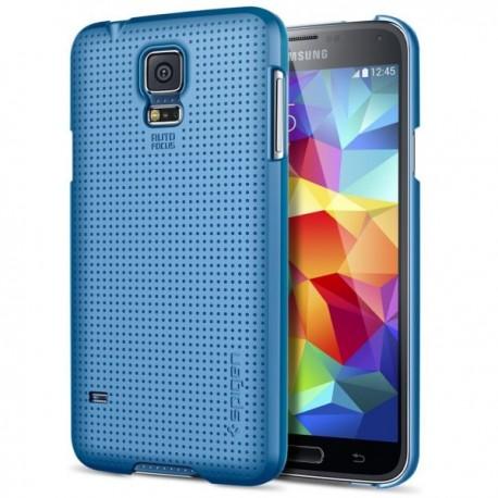 Etui za Samsung Galaxy S5 Ultra Fit zadnji pokrovček Spigen Electric Blue