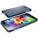 Etui za Samsung Galaxy S5 Ultra Fit zadnji pokrovček Spigen Metal Slate