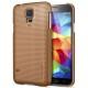 Etui za Samsung Galaxy S5 Ultra Fit zadnji pokrovček Spigen Copper Gold