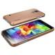 Etui za Samsung Galaxy S5 Ultra Fit zadnji pokrovček Spigen Copper Gold