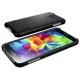 Etui za Samsung Galaxy S5 Ultra Fit zadnji pokrovček Spigen Smooth Black