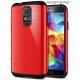 Etui za Samsung Galaxy S5 Slim Armor zadnji pokrovček anti-shock Spigen Dante Red