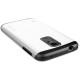 Etui za Samsung Galaxy S5 Slim Armor zadnji pokrovček anti-shock Spigen Shimmery White
