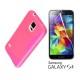 Silikon etui za Samsung Galaxy S5 +Folija ekrana Gratis , Pink barva