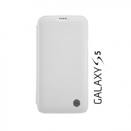 Preklopna Torbica za Samsung Galaxy S5 Flip Case Bela barva