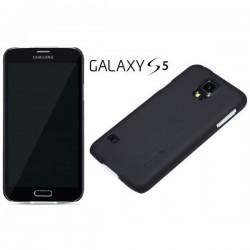 Etui za Samsung Galaxy S5 Zadnji pokrovček +Folija ekrana Črna barva