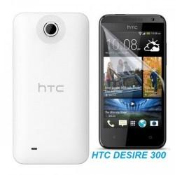 Silikon etui za HTC Desire 300 +Folija ekrana, transparentno svetla
