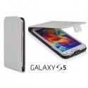 Torbica za Samsung Galaxy S5 Preklopna ,Bela barva