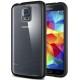 Etui za Samsung Galaxy S5 Ultra Hybrid zadnji pokrovček Spigen Black+Folija