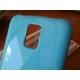 Silikon etui Goospery za Samsung Galaxy S5 + 2x Folija High-Quality ,Modra barva