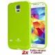Silikon etui Goospery za Samsung Galaxy S5 + 2x Folija High-Quality ,Lime barva