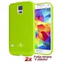 Silikon etui Goospery za Samsung Galaxy S5, Lime barva