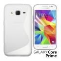 Silikon etui za Samsung Galaxy Core Prime, Transparent barva