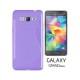 Silikon etui za Samsung Galaxy Grand Prime +Folija ekrana Vijola barva