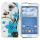 Silikon etui Blue Flowers za Samsung Galaxy S5 +folija ekrana