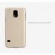 Etui za Samsung Galaxy S5 Zadnji pokrovček +Folija ekrana Zlata Gold barva