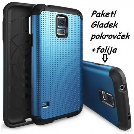 Etui za Samsung Galaxy S5 Ringke Slim Armor Electric Blue