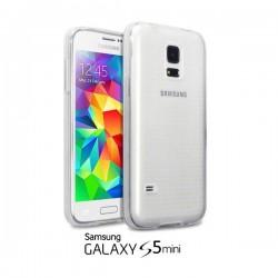 Silikon etui za Samsung Galaxy S5 Mini+Folija ekrana TPU 0,3mm Transparent barva
