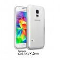 Silikon etui za Samsung Galaxy S5 Mini+Folija ekrana TPU 0,3mm Transparent barva
