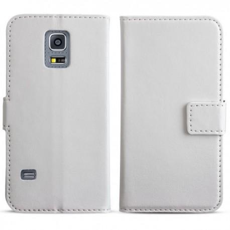 Torbica flip za Samsung Galaxy S5 Mini Preklopna Bela barva+Folija ekrana