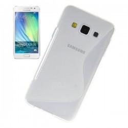 Silikon etui za Samsung Galaxy A3 +Folija ekrana Transparent barva