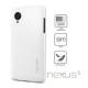 Etui za Nexus 5 Ultra Fit zadnji pokrovček Spigen Smooth White
