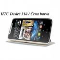 Torbica za HTC Desire 310 Preklopna Črna barva